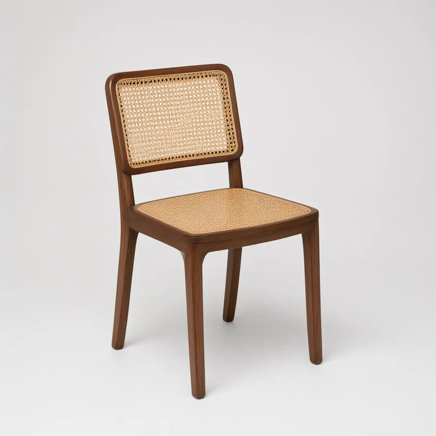 Cane dining chair: the design image